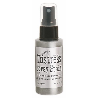 Distress Spray Stain 1.9oz couleur «Brushed Pewter»